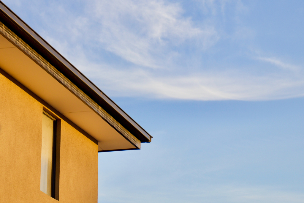 Rainwater products on roofline